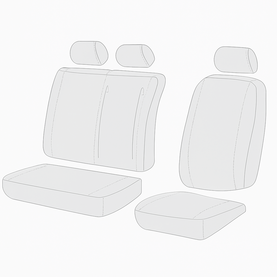 Stoelhoezen Opel Movano 2010 – 2019 (Movano B) – perfecte pasvorm (met passagiersbank)