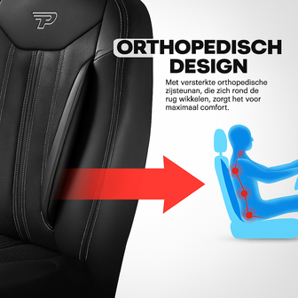 Stoelhoezen Opel Vivaro &ndash; 2019 tot heden &ndash; Atlanta zwart &ndash; perfecte pasvorm (met passagiersbank)