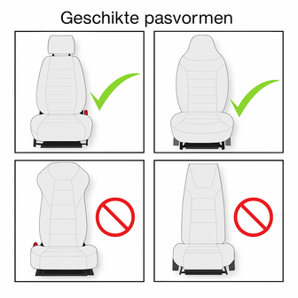 Opel Vivaro B &ndash; 2014 tot 2019 &ndash; camperstoelhoezen &ndash; 2 losse stoelen