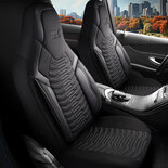 Stoelhoezenset Paris – Premium Universeel – Jacquard Stof – Voor- en Achterbank – Volledige Autostoelhoezen voor Personenauto’s – Luxe & Slijtvaste Bescherming