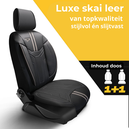 Stoelhoezen Nissan Townstar – 2021 tot heden – Palermo zwart