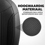 Stoelhoezen Volkswagen Multivan T6 – 2015 tot 2020 – Atlanta zwart – perfecte pasvorm (met passagiersbank)