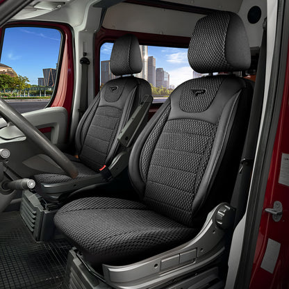 Stoelhoezen BYD ETP3 2024–heden – Prestige zwart/grijs – perfecte pasvorm (Stoel/Stoel)