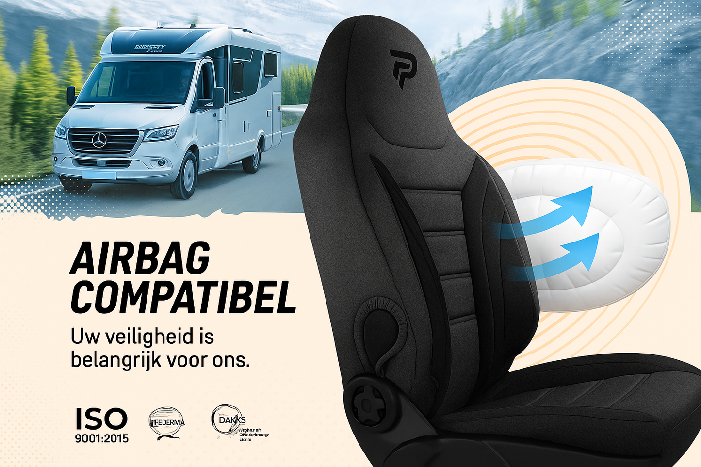 Citroën Jumper 2021 – heden (Serie 8) – Camperstoelhoezen Jacquard