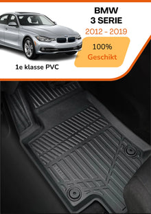 BMW  3-serie F31 (past niet in xDrive) 2012-2019 – Premium Carbonlook Automatten – Hoogwaardig TPE – All-Weather Bescherming – Opstaande Randen – Antislip