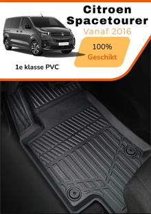 Citroën SpaceTourer 2016 heden – Premium Carbonlook Automatten – Hoogwaardig TPE – All-Weather Bescherming – Opstaande Randen – Antislip