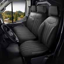 2+1 Stoelhoezen Voor IVECO Daily Na 2015 – Velours Zwart/Rood, Linksgestuurd, Slijtvast En Stijlvol